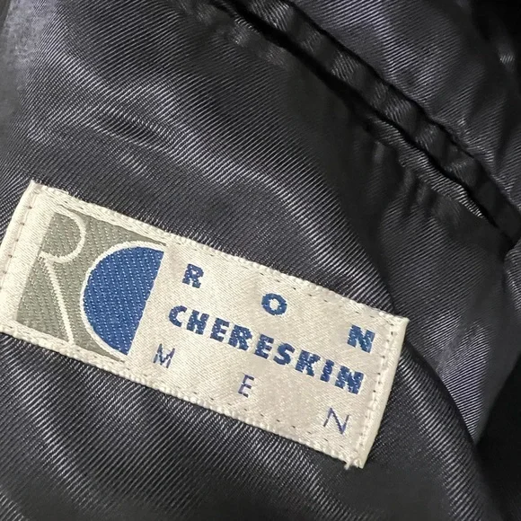 Andrew Fezza Cashmere Blend Italy Gray Winter Coat Men High Quality - Picture 8 of 9